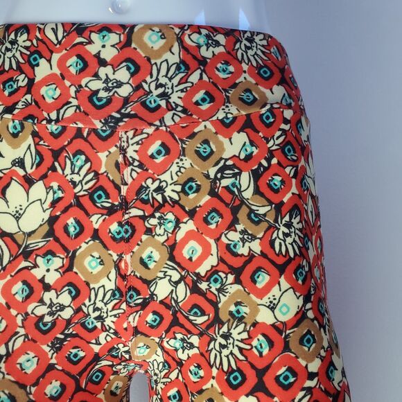 NEW LuLaRoe Red Floral Leggings - Picture 9 of 9